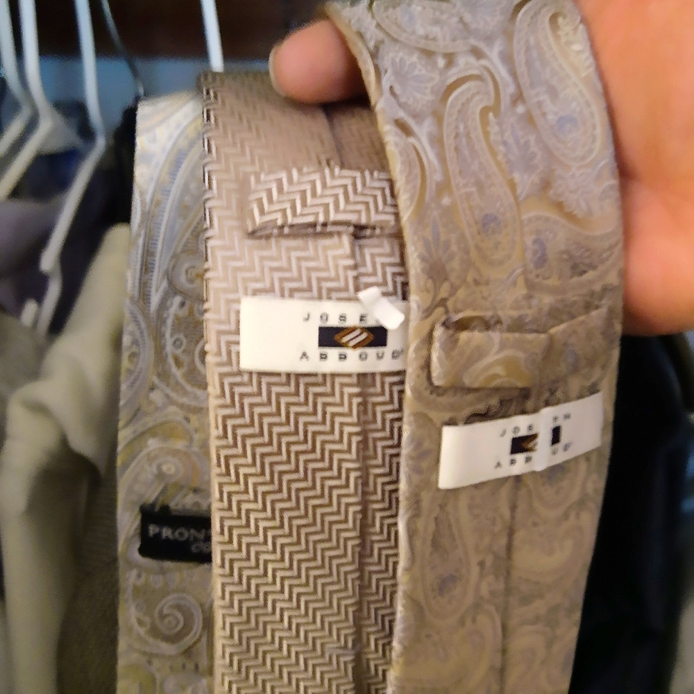 Silk Ties Barely Wore - image 1